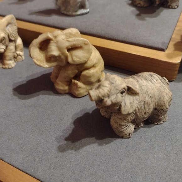 Carved Elephant Collection - Picture 9 of 14